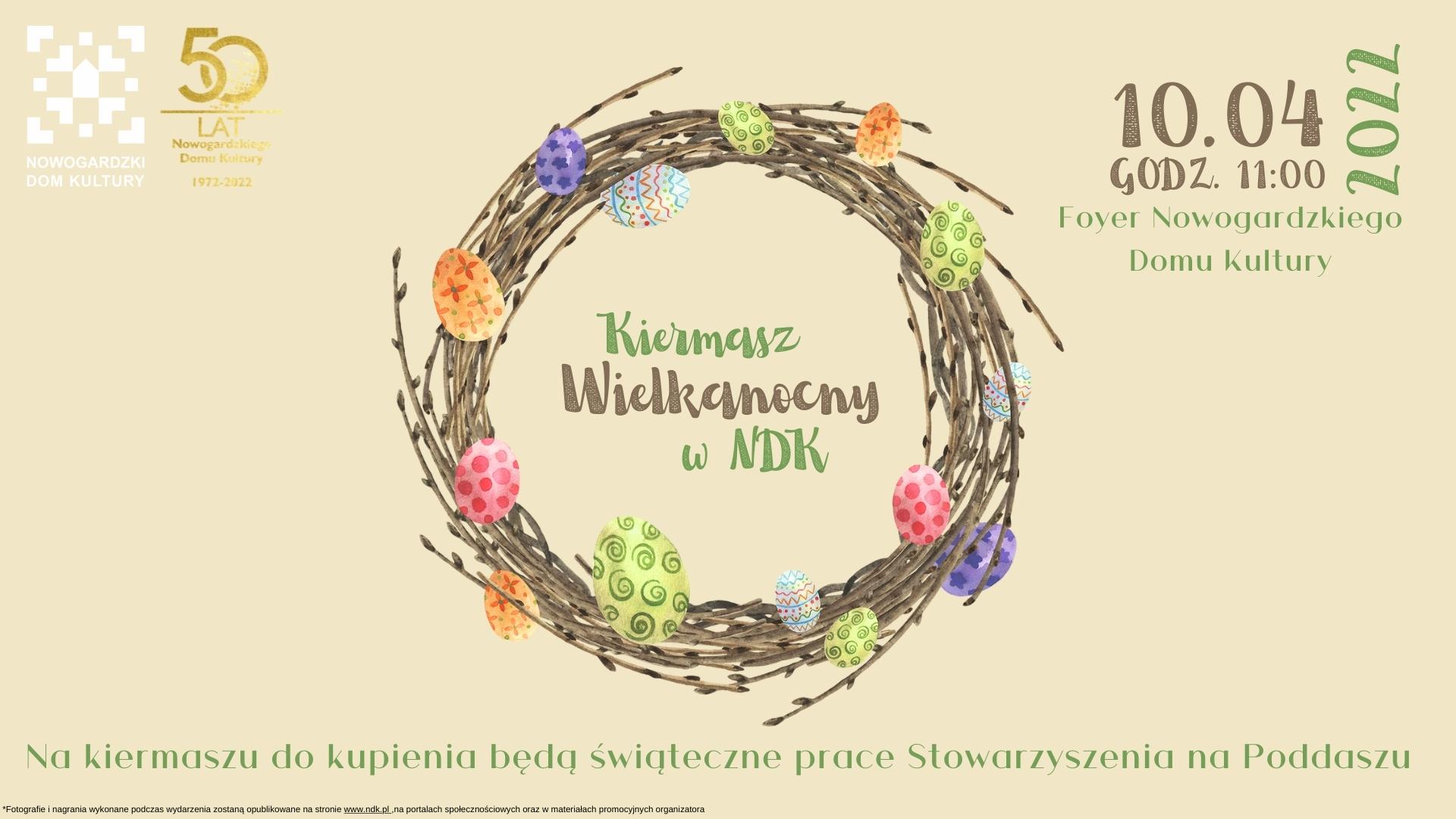 KIERMASZ WIELKANOCNY Stowarzyszenia "Na Poddaszu" 